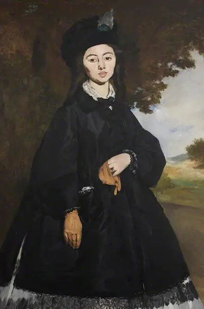 Portrait of Madame Brunet Edouard Manet